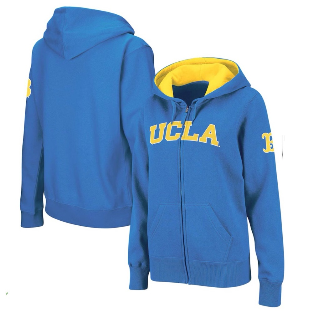 NWT UCLA Bruins Women's XXL Arched Name Full-Zip Hoodie